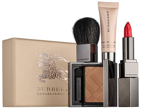 beauty sets from burberry make-up|Burberry make up pouch.